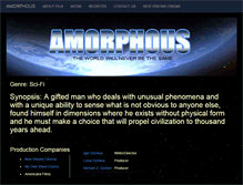 Tablet Screenshot of amorphousmovie.com